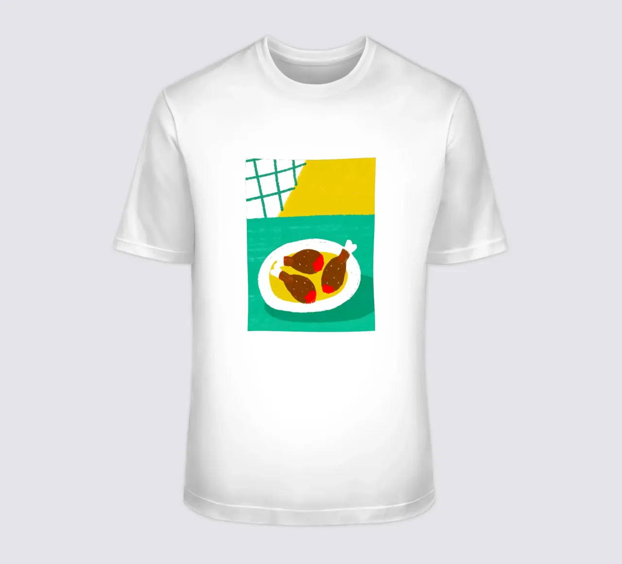 Cibo per cosce di pollo t-shirt da PERSONAL TOUCH