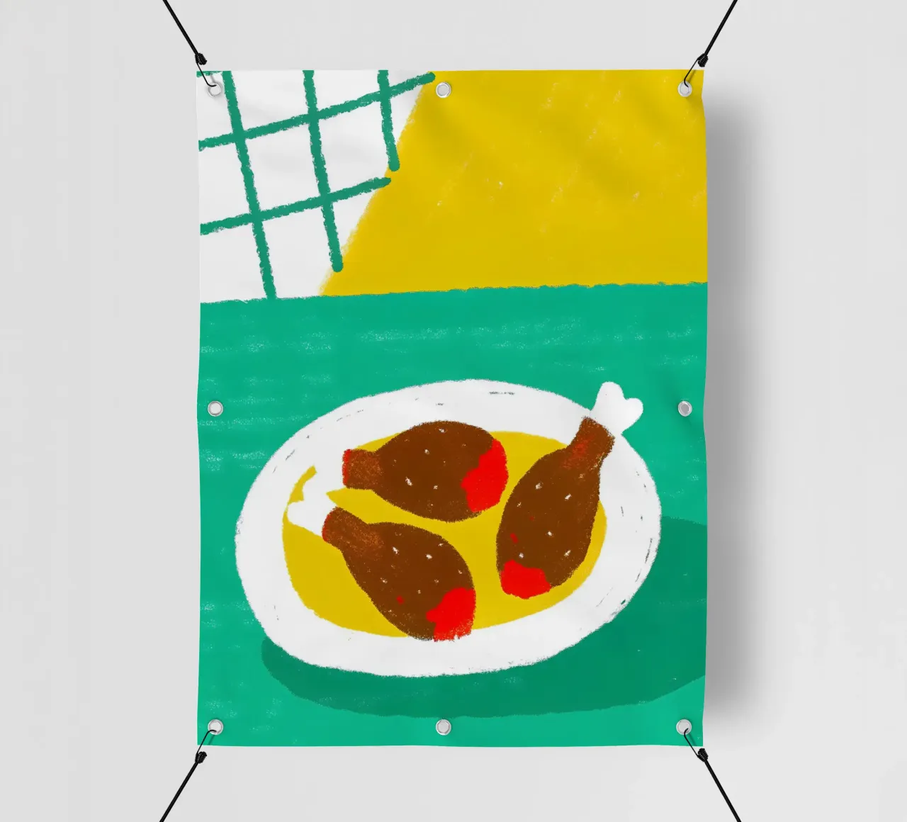 Cibo per cosce di pollo telo in pvc da PERSONAL TOUCH