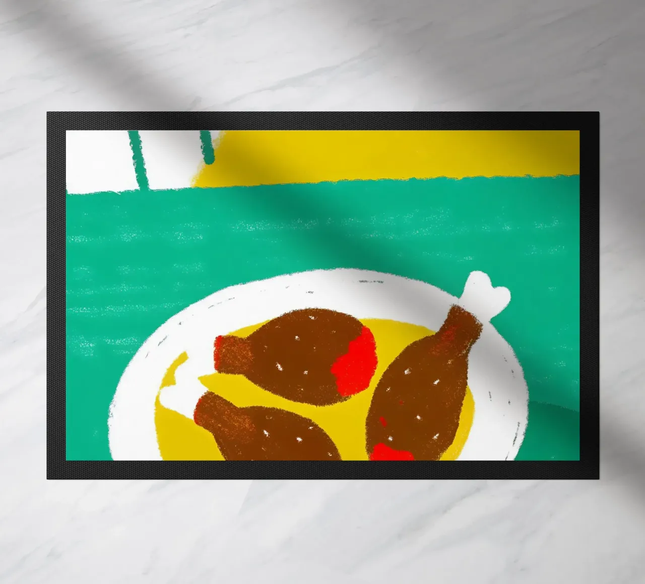 Cibo per cosce di pollo zerbino da PERSONAL TOUCH