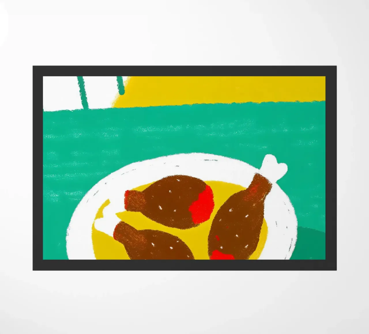 Cibo per cosce di pollo zerbino da PERSONAL TOUCH