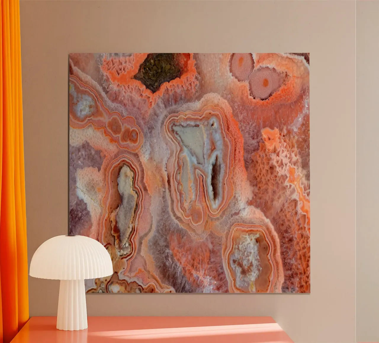 Texture géode d'agate 04 poster de Gemstone Textures