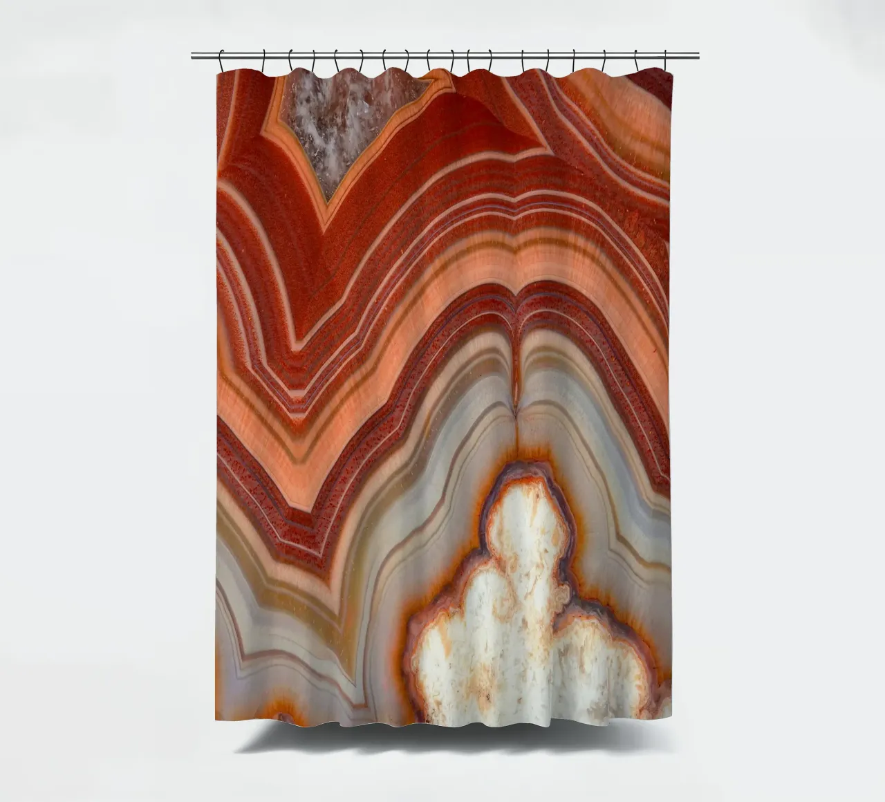 Agata Geode Texture 05 tenda da doccia da Gemstone Textures