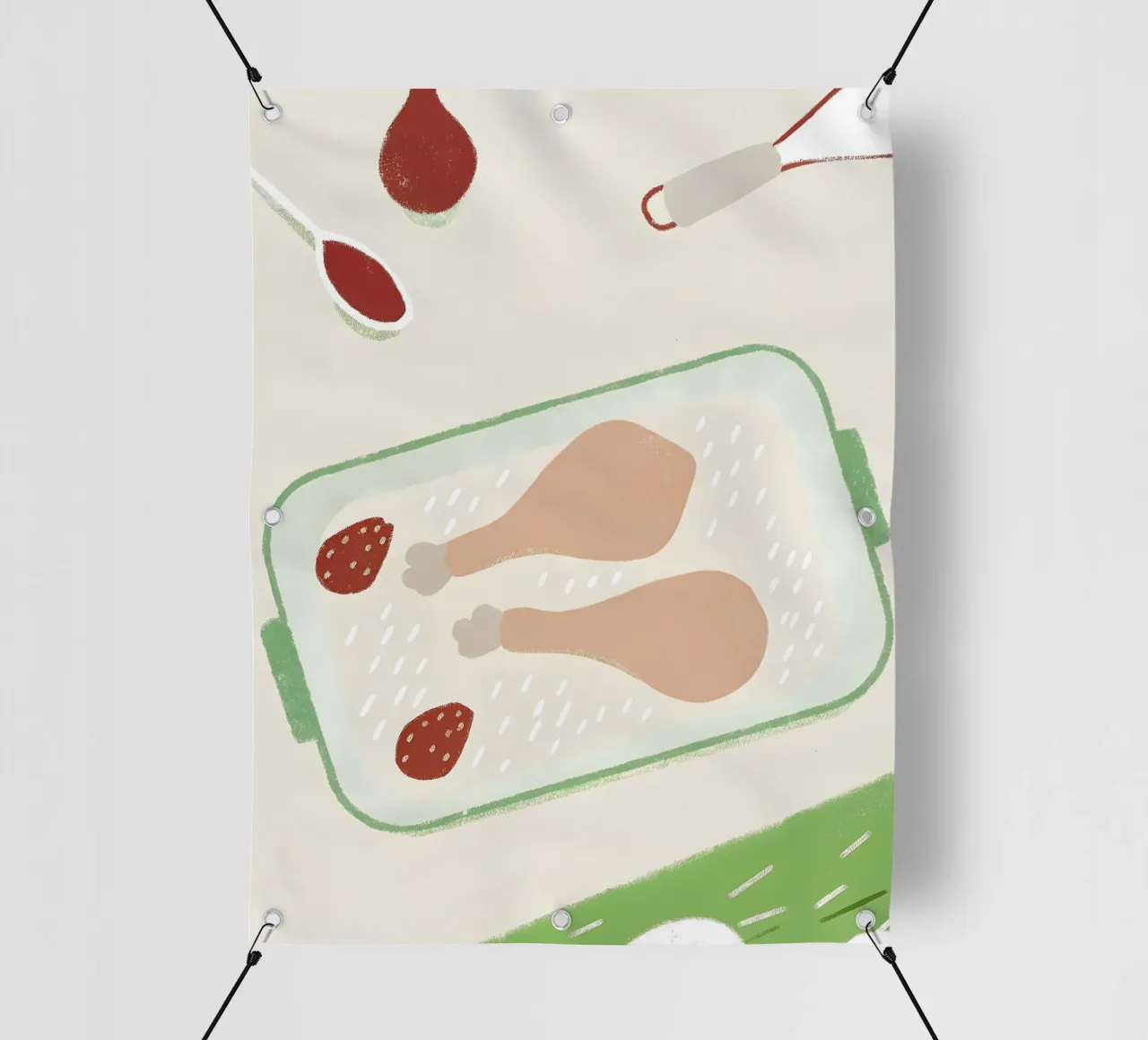 Cibo per cosce di pollo telo in pvc da PERSONAL TOUCH