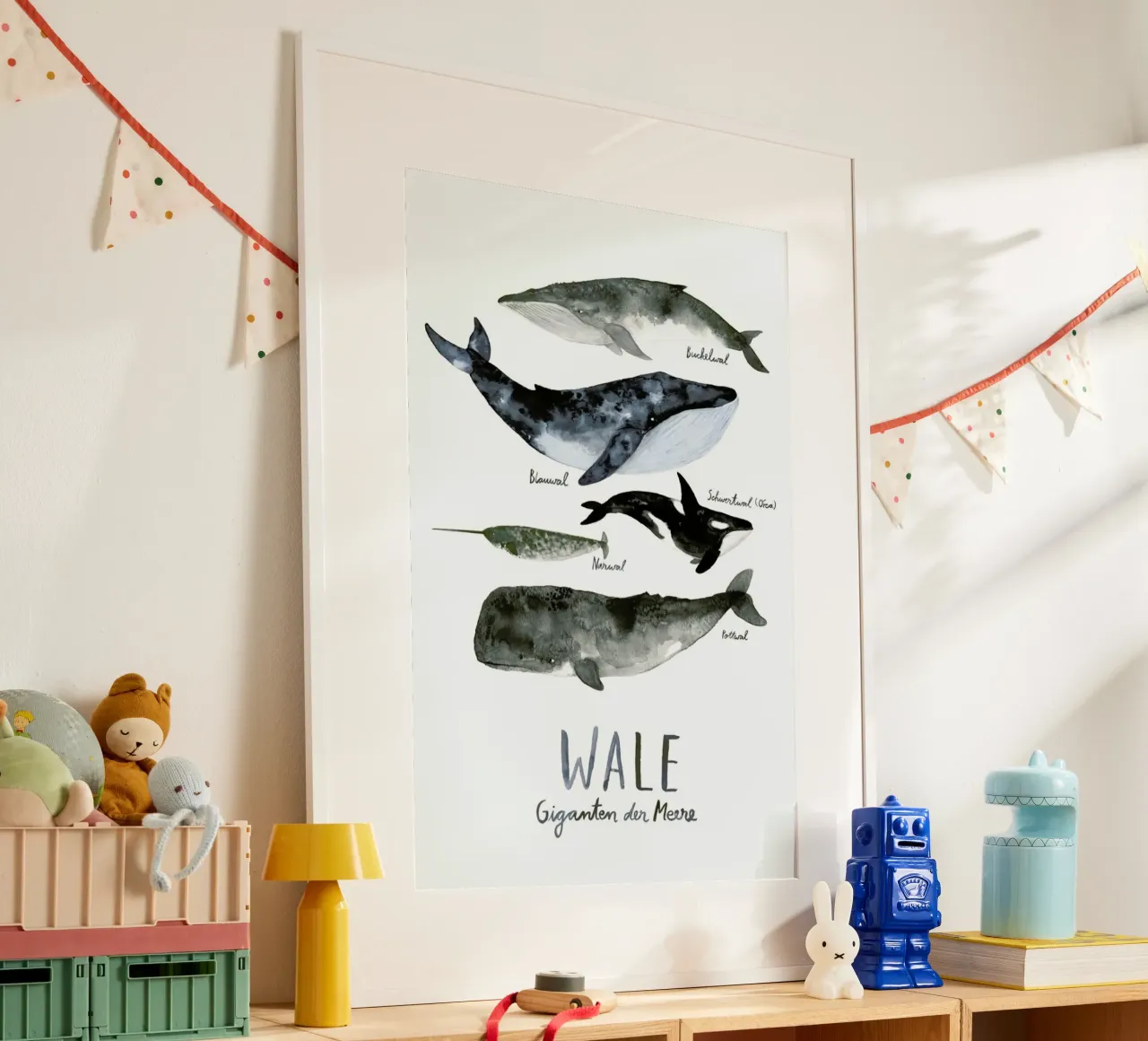 Wale poster con telaio in legno da typealive