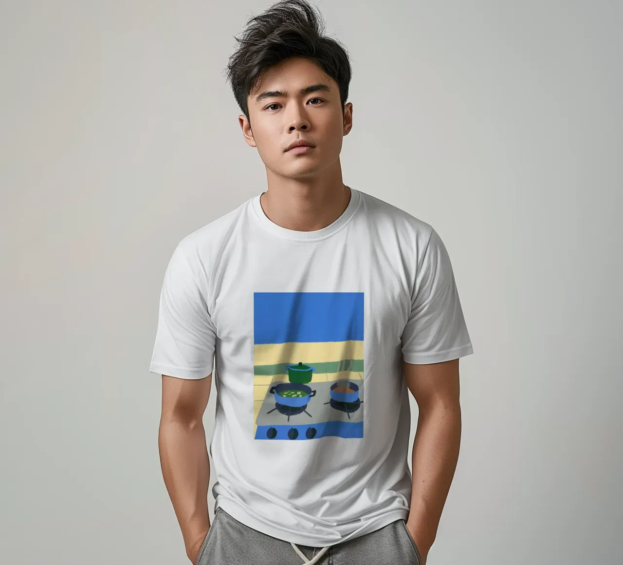 Cucinare in cucina t-shirt da PERSONAL TOUCH