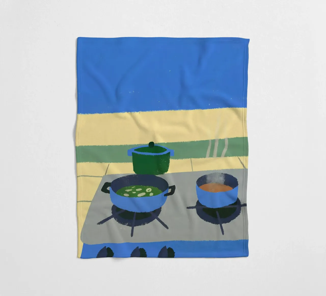 Cucinare in cucina coperta in pile da PERSONAL TOUCH
