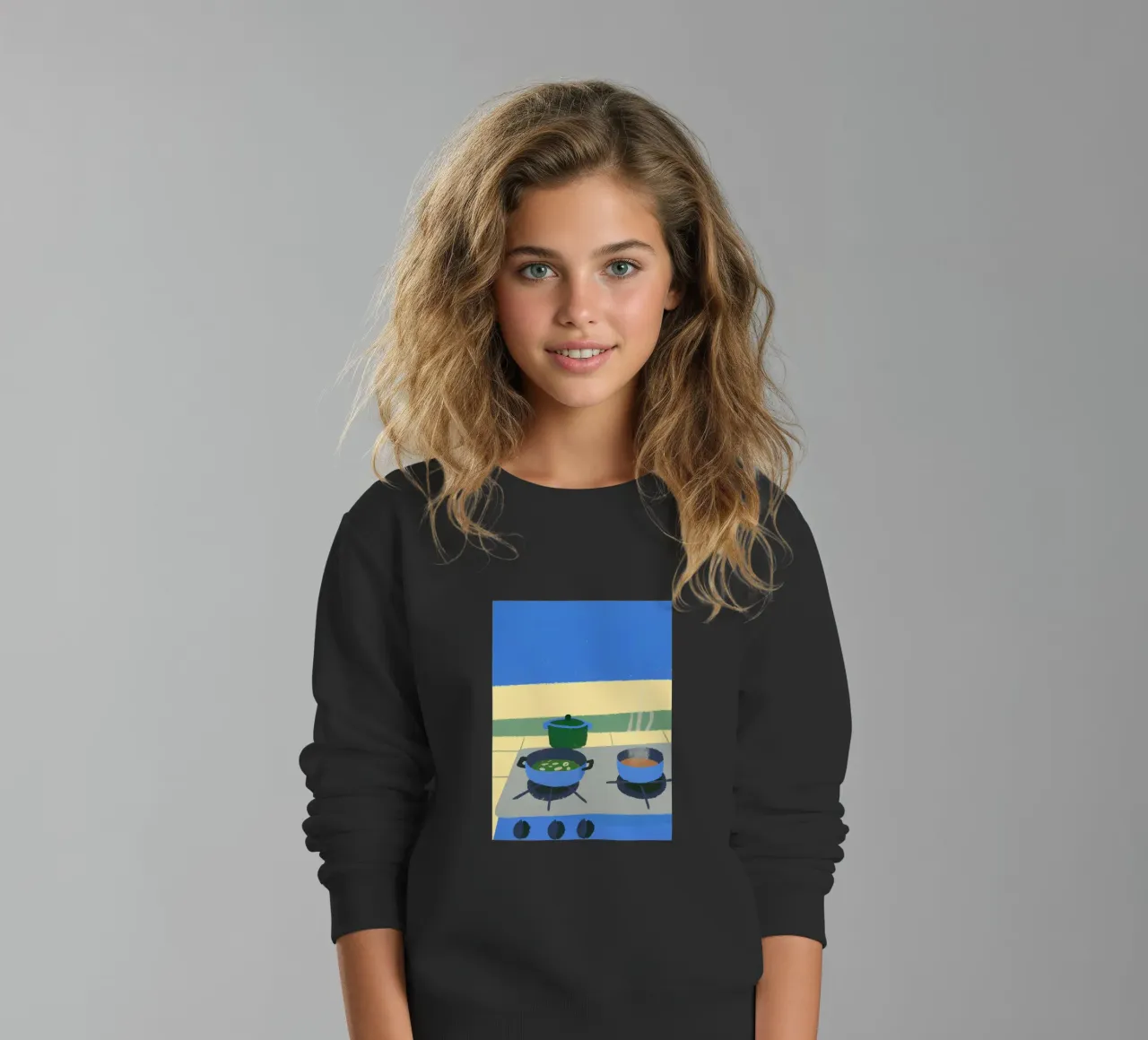 Cucinare in cucina felpa bambino da PERSONAL TOUCH