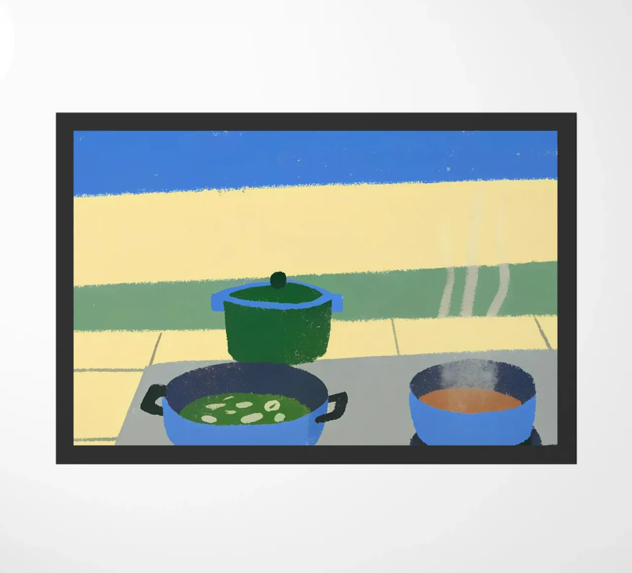 Cucinare in cucina zerbino da PERSONAL TOUCH