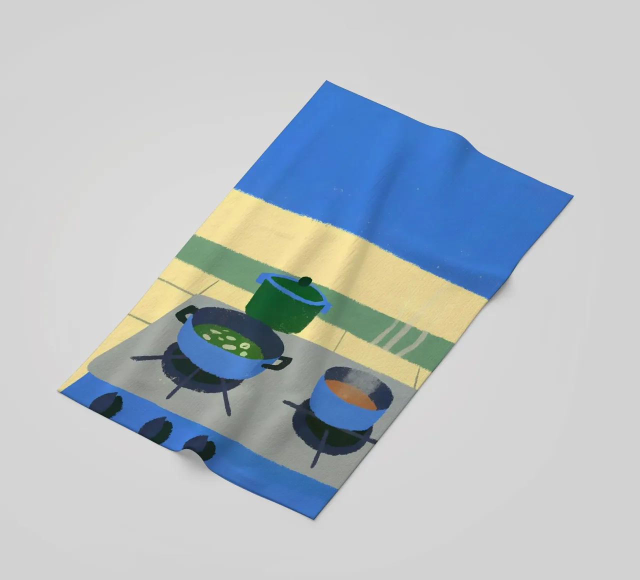 Cucinare in cucina telo mare da PERSONAL TOUCH