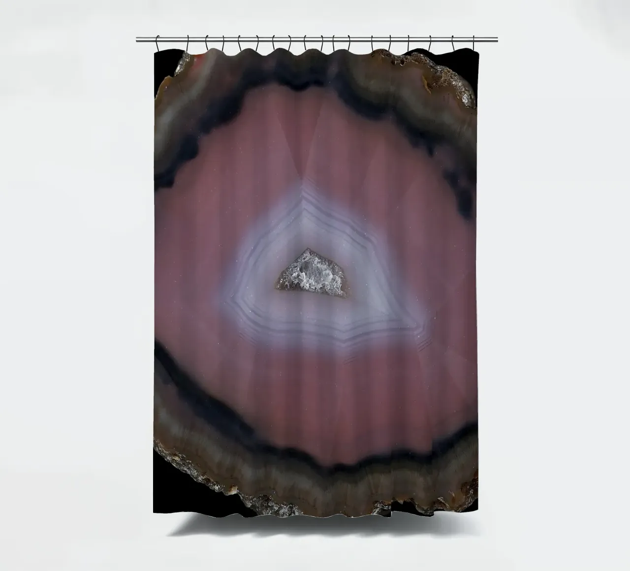 Texture fetta d'agata 03 tenda da doccia da Gemstone Textures