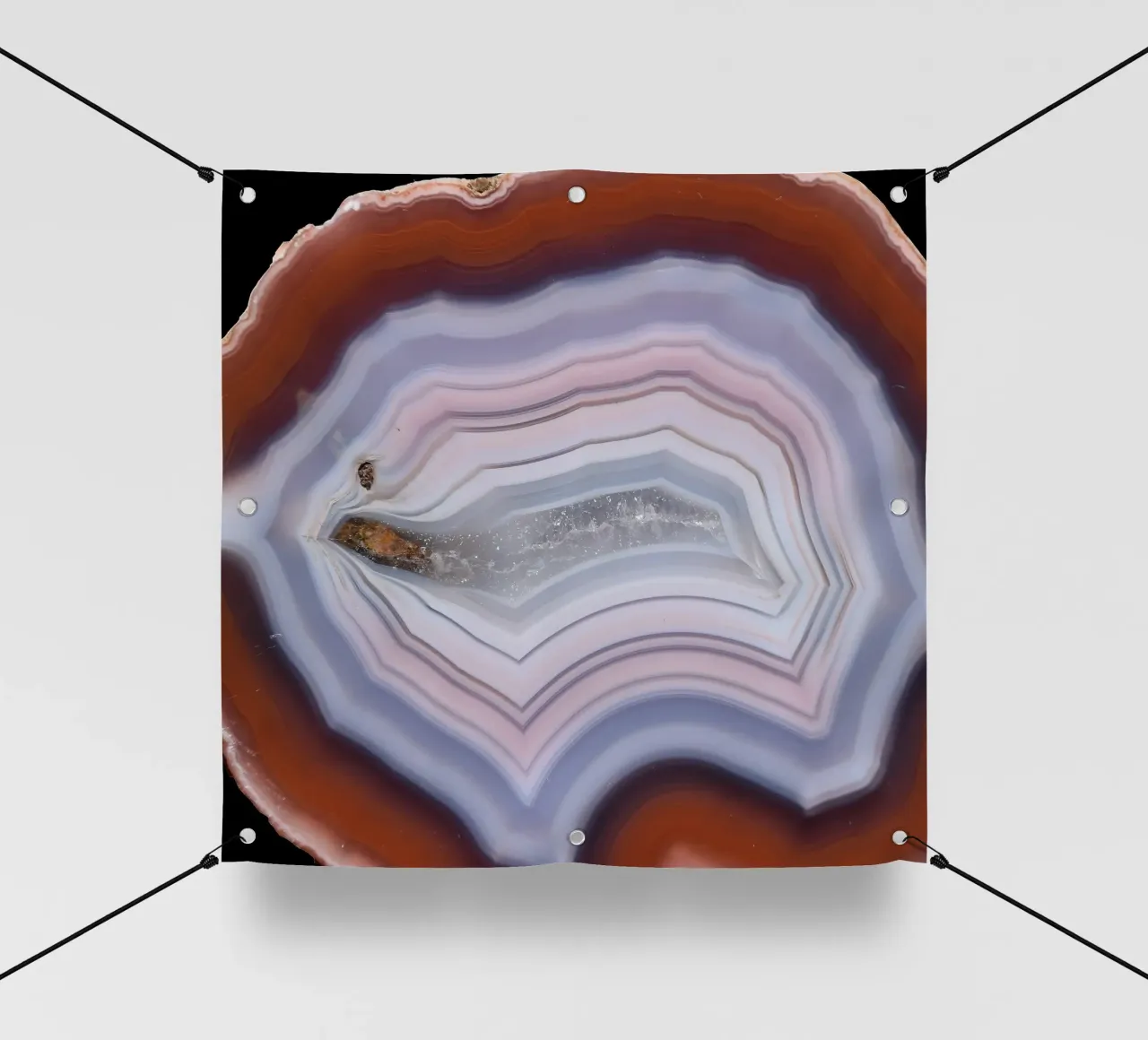 Texture fetta d'agata 04 telo in pvc da Gemstone Textures