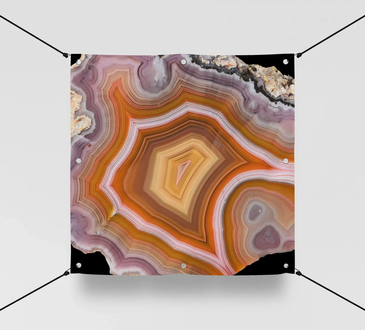 Texture fetta d'agata 05 telo in pvc da Gemstone Textures
