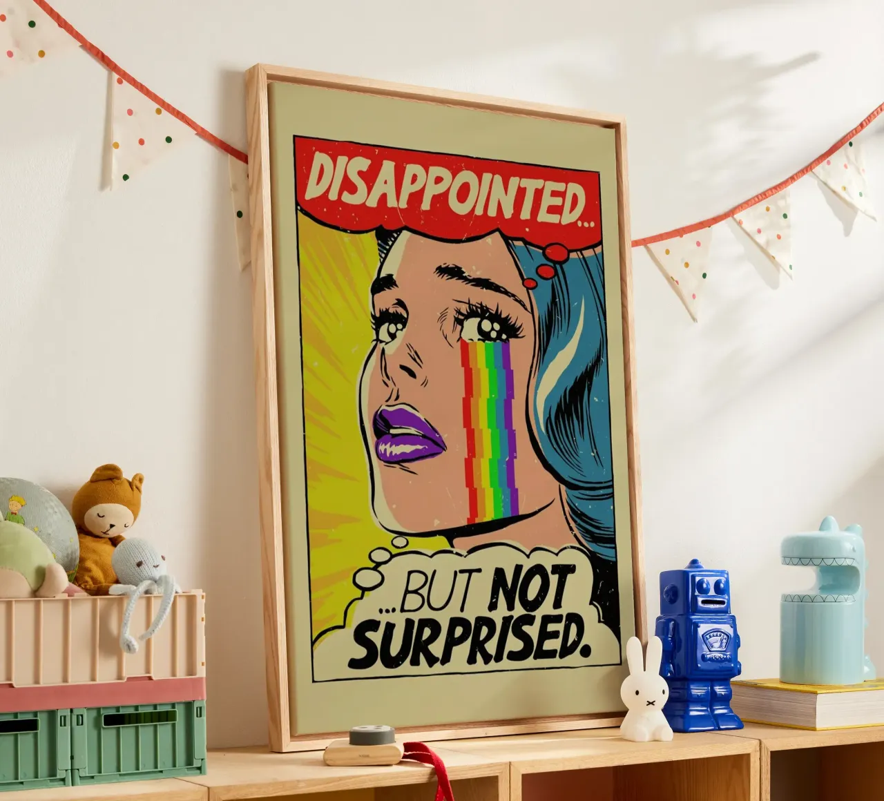 Dissapointed tela con Cornice a cassetta da Butcher Billy
