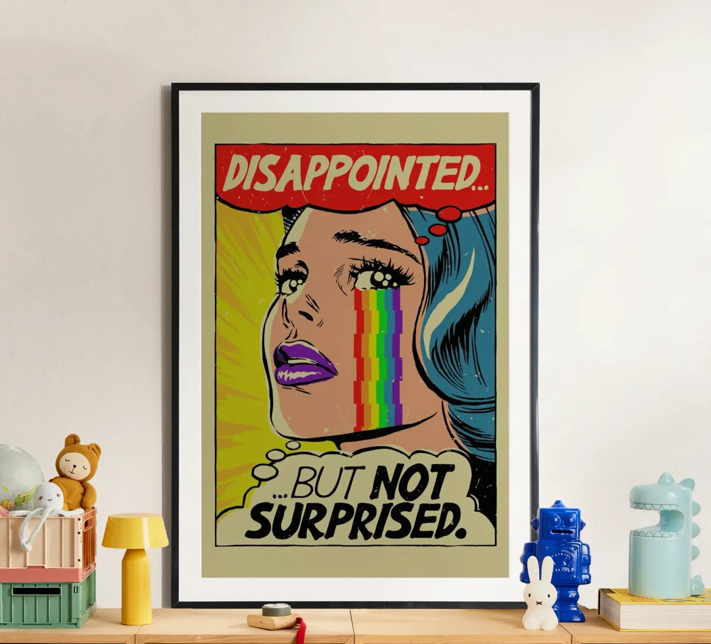 Dissapointed poster van Butcher Billy