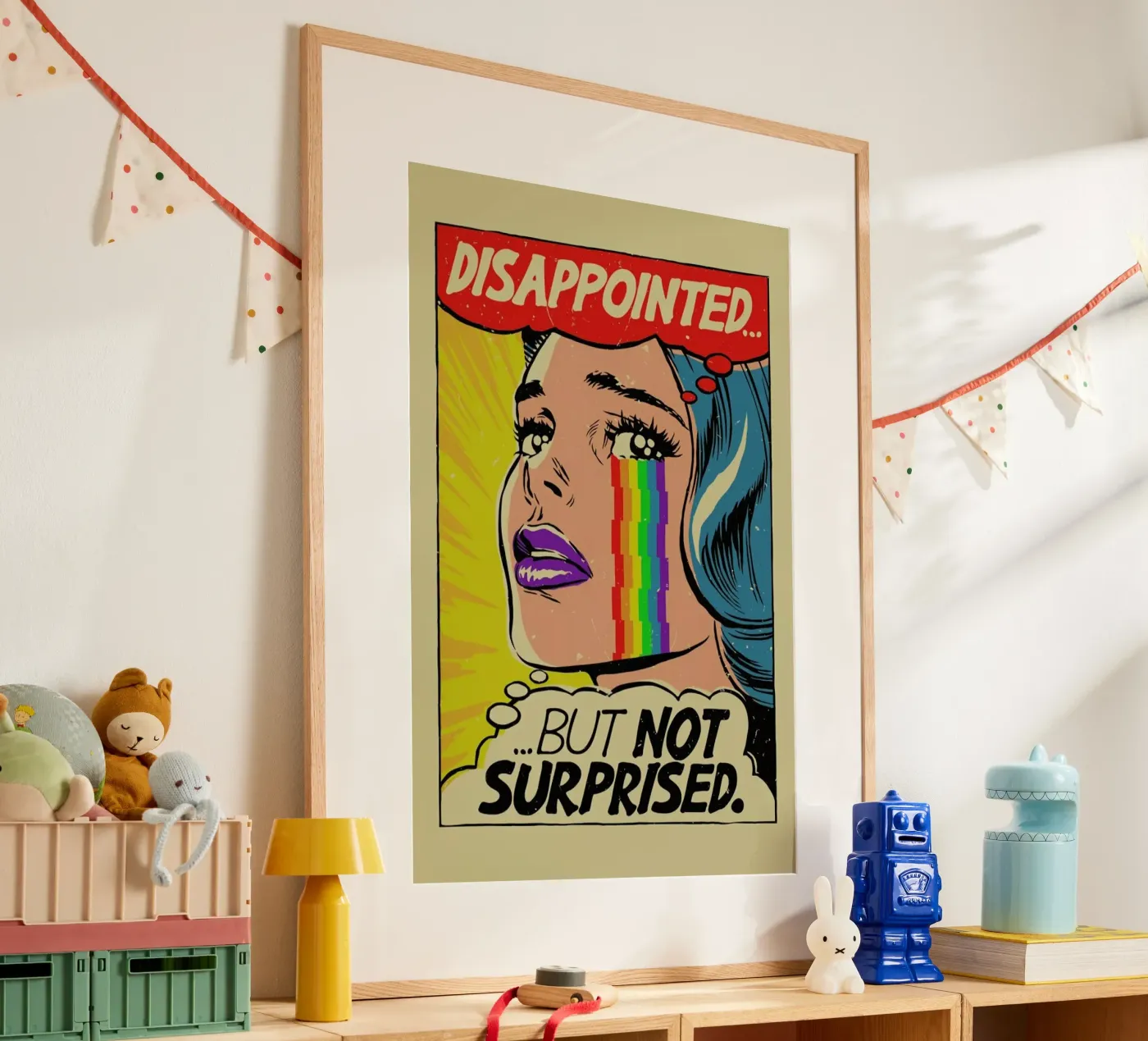 Dissapointed poster van Butcher Billy