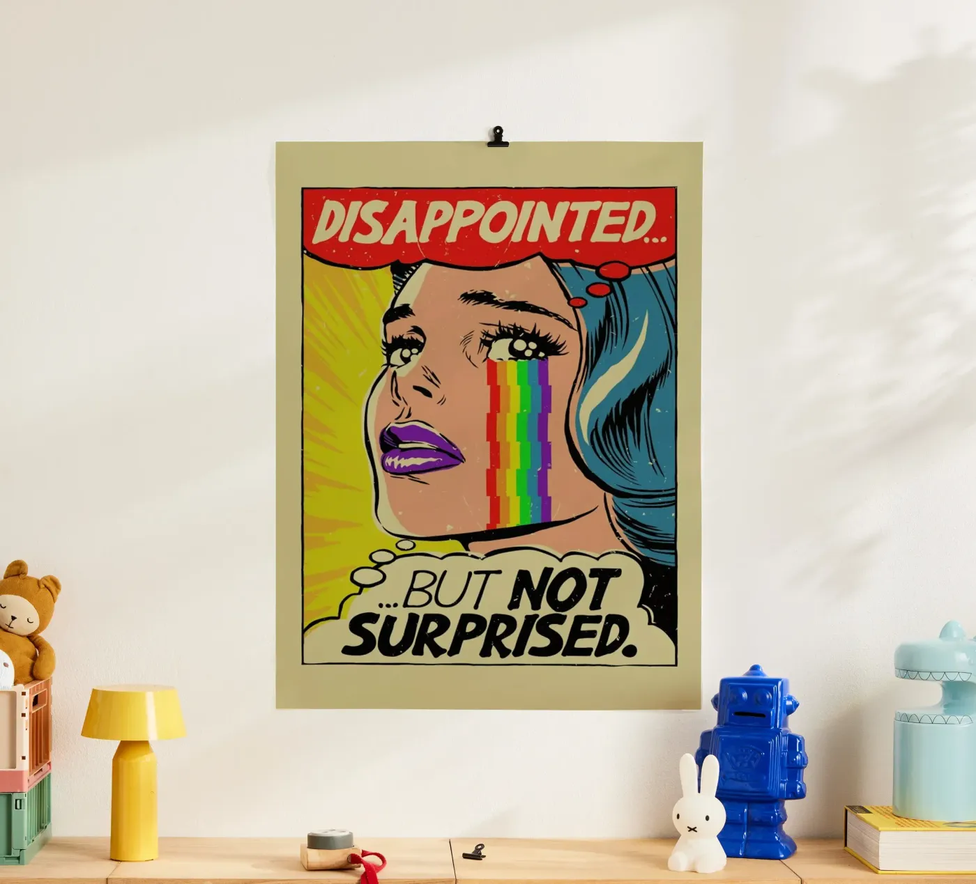 Dissapointed poster van Butcher Billy