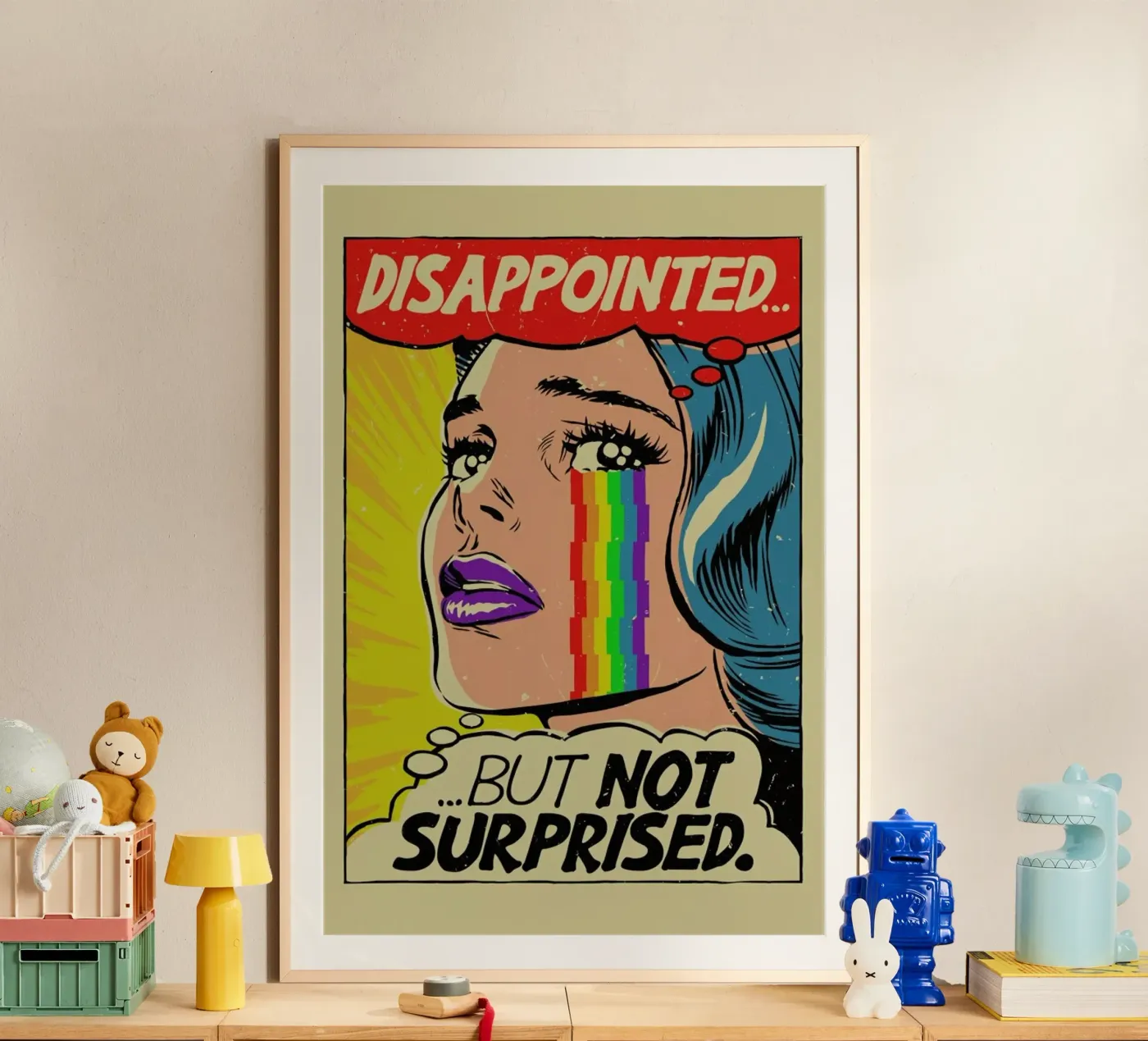Dissapointed poster van Butcher Billy