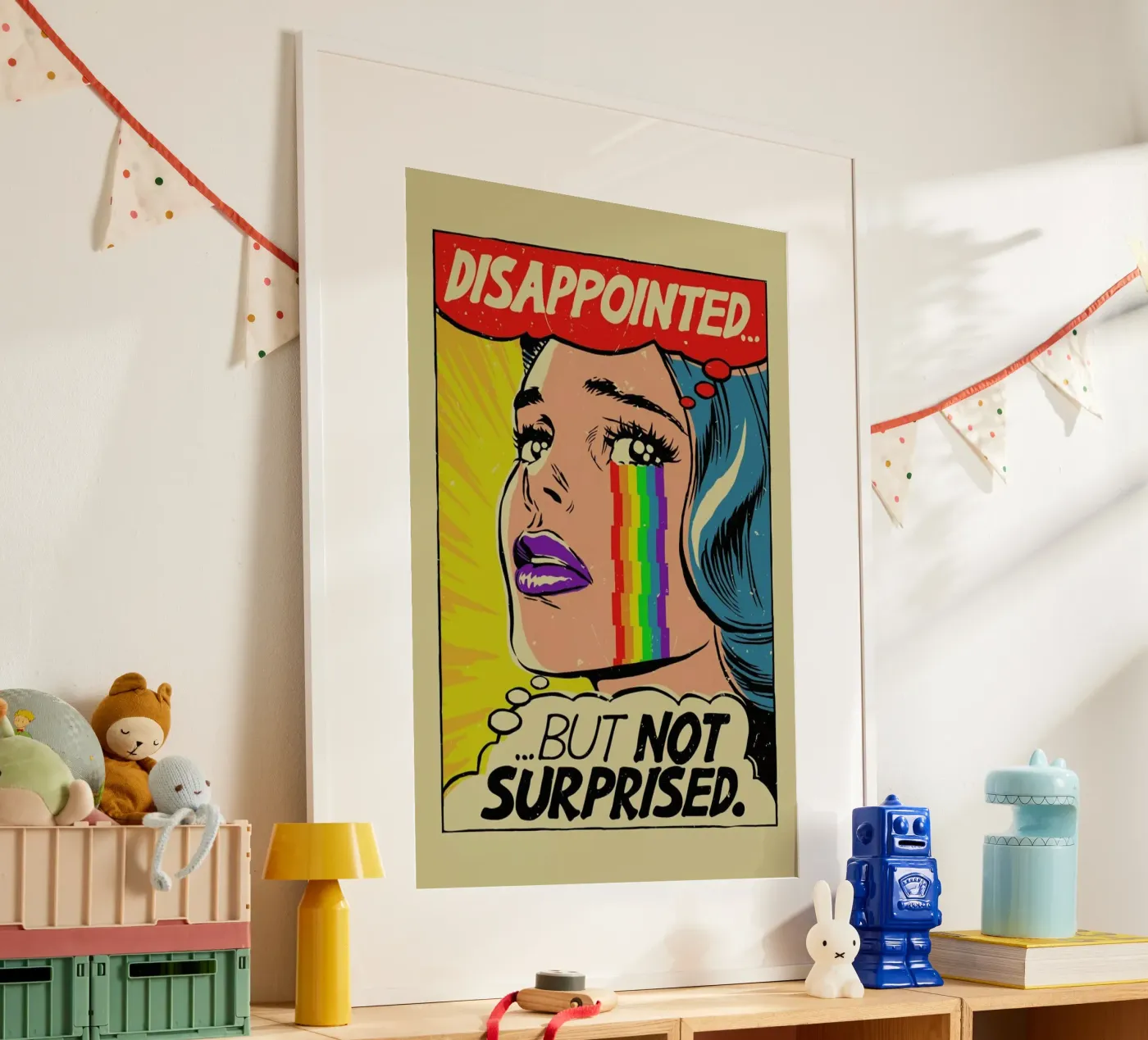Dissapointed poster van Butcher Billy