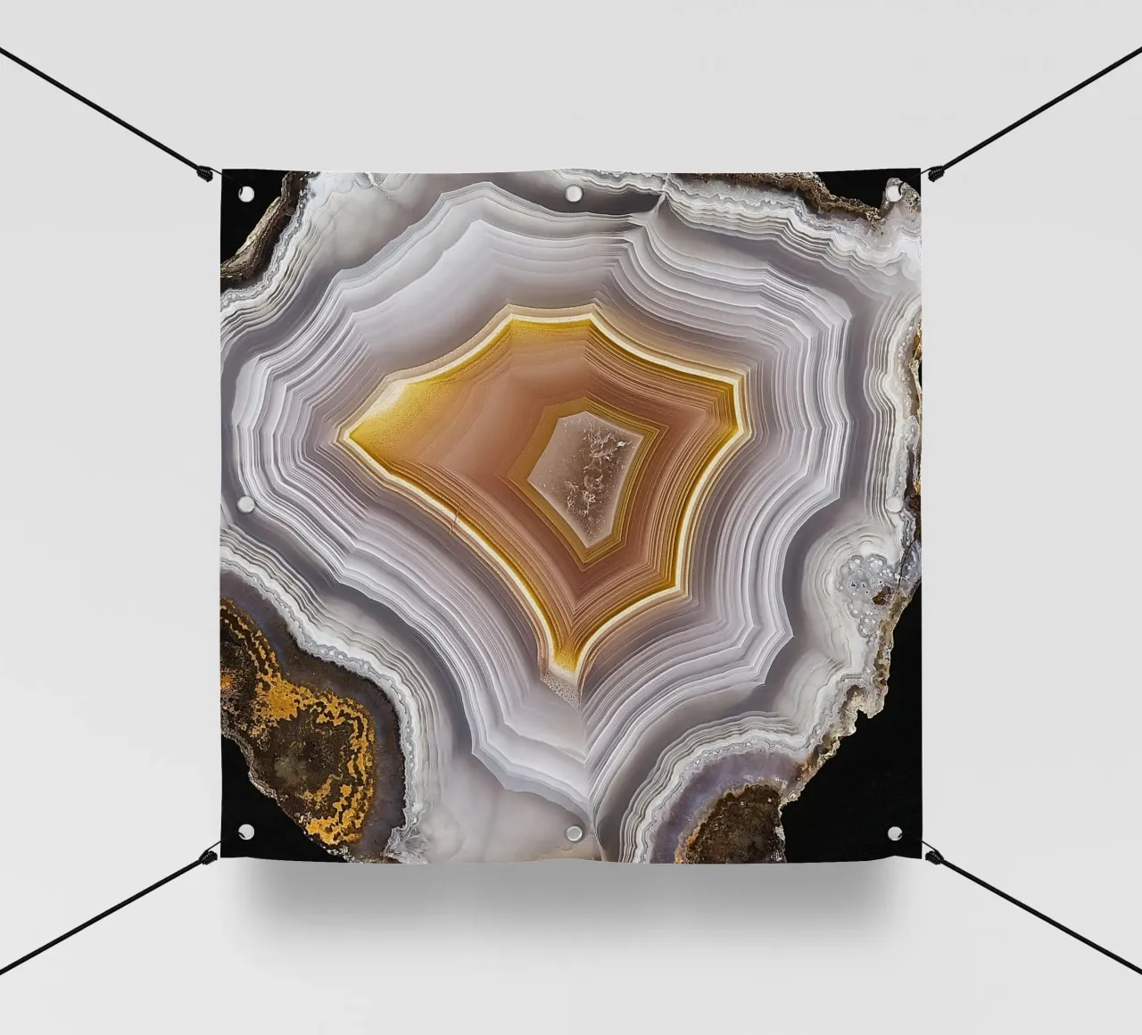 Texture fetta d'agata 10 telo in pvc da Gemstone Textures