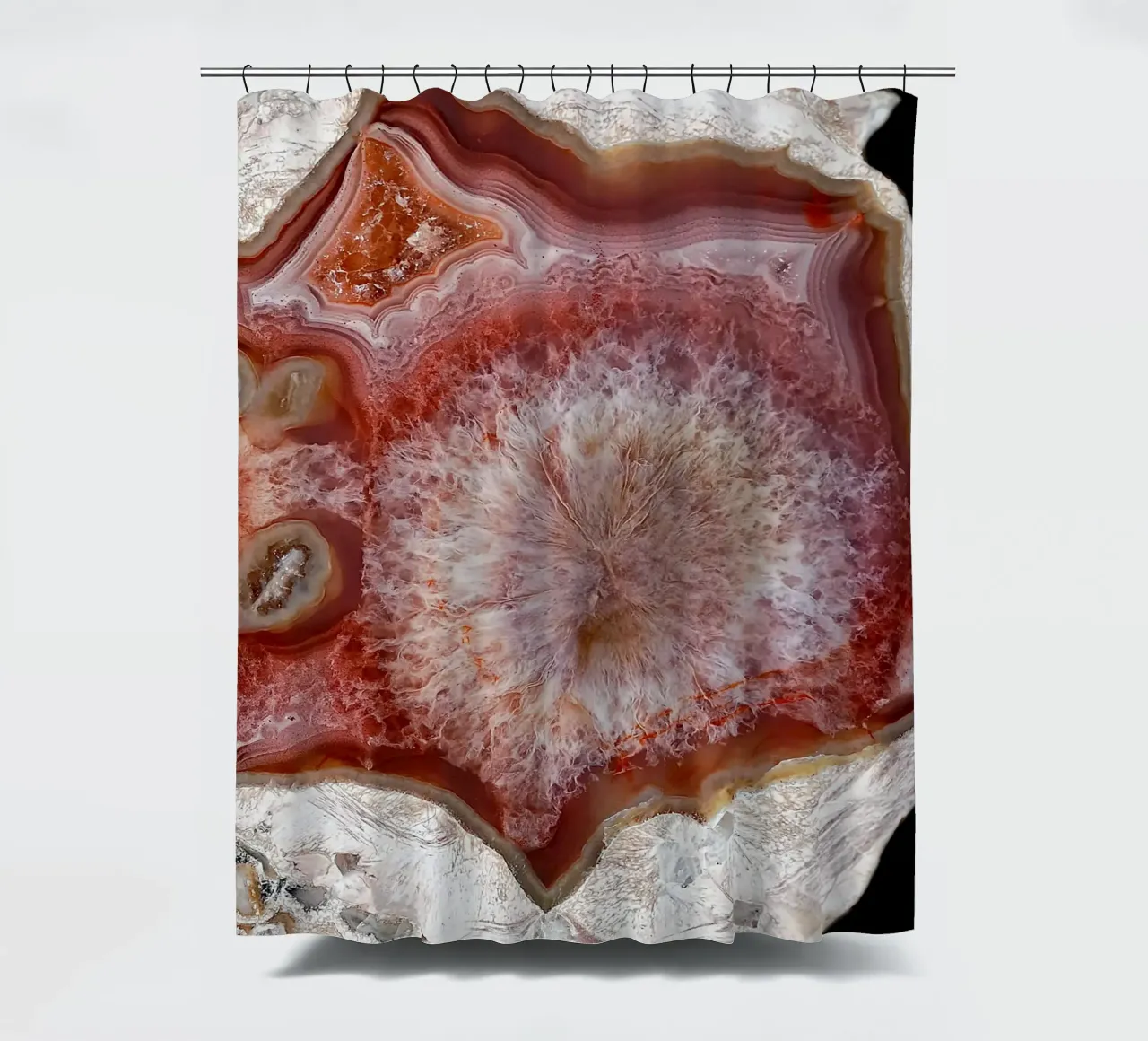 Texture fetta d'agata 12 tenda da doccia da Gemstone Textures