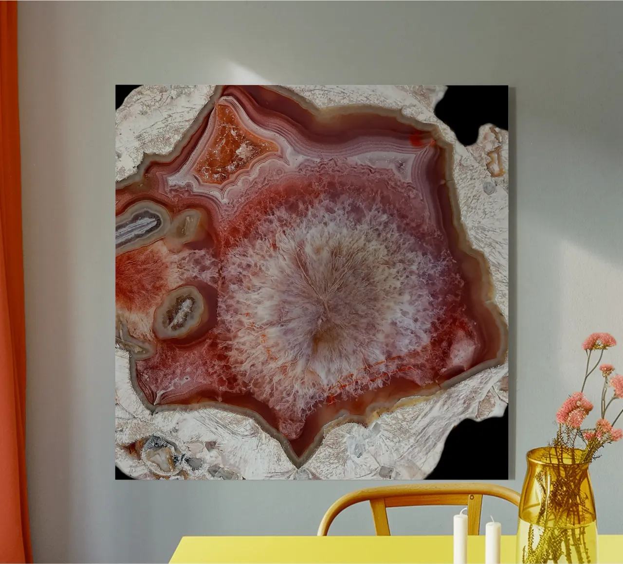 Texture fetta d'agata 12 plexiglass da Gemstone Textures