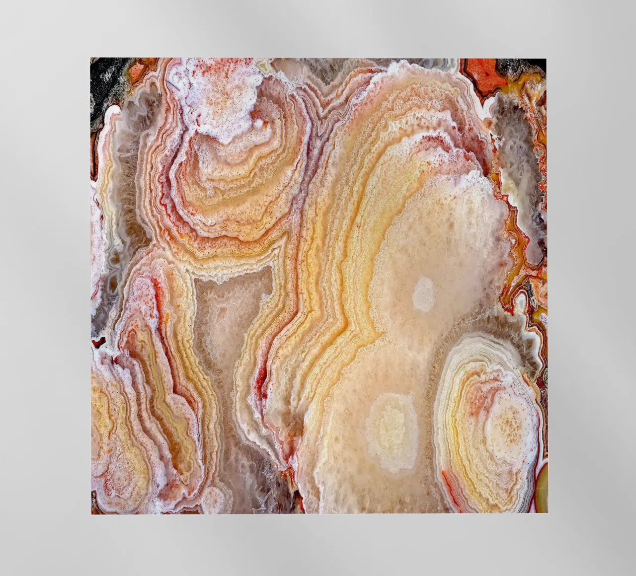 Texture fetta d'agata 15 pellicola backlit da Gemstone Textures