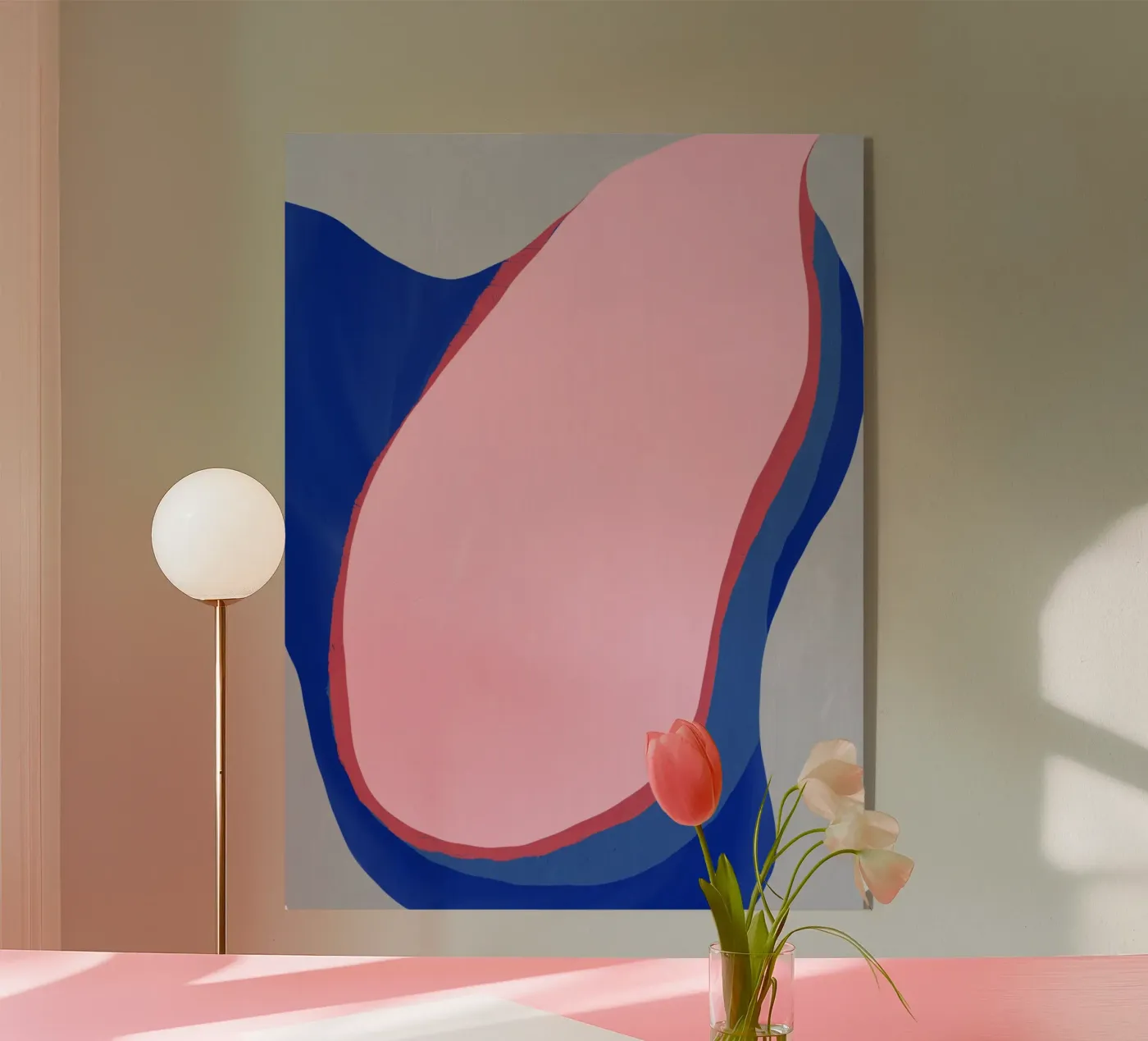Il grande rosa plexiglass da Little Dean