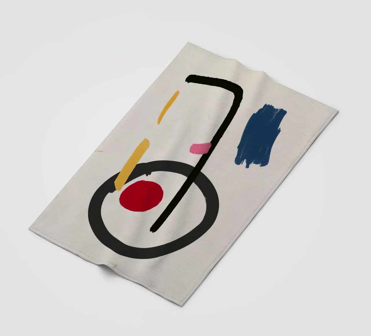 Astratto 21 coperta in pile da Little Dean