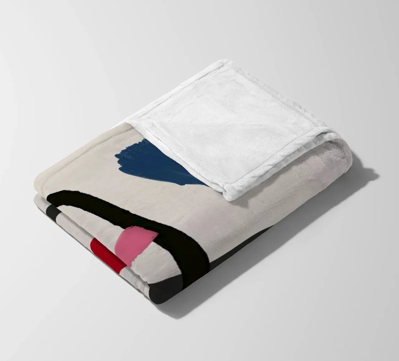 Astratto 21 coperta in pile da Little Dean