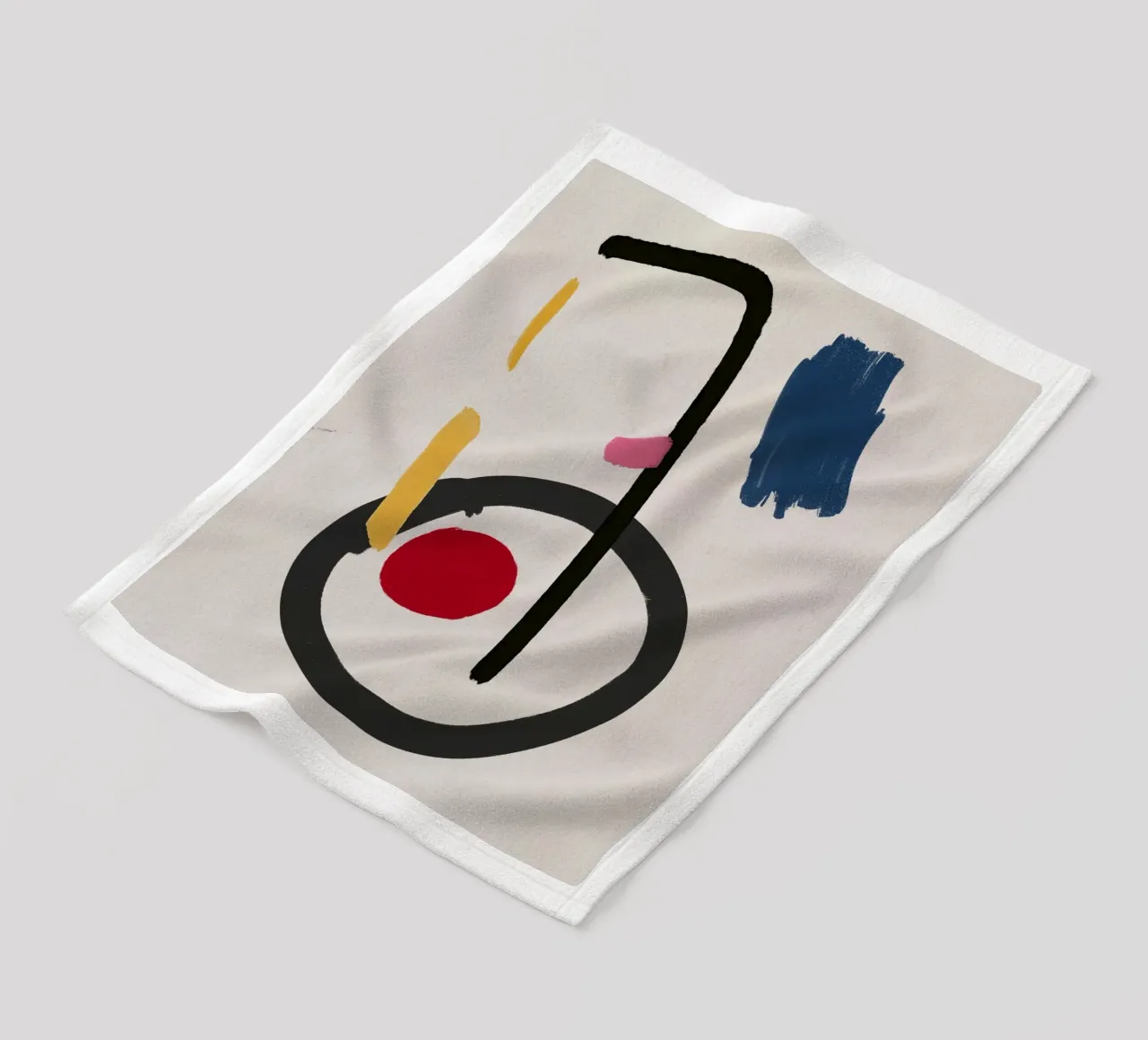 Astratto 21 coperta in pile da Little Dean