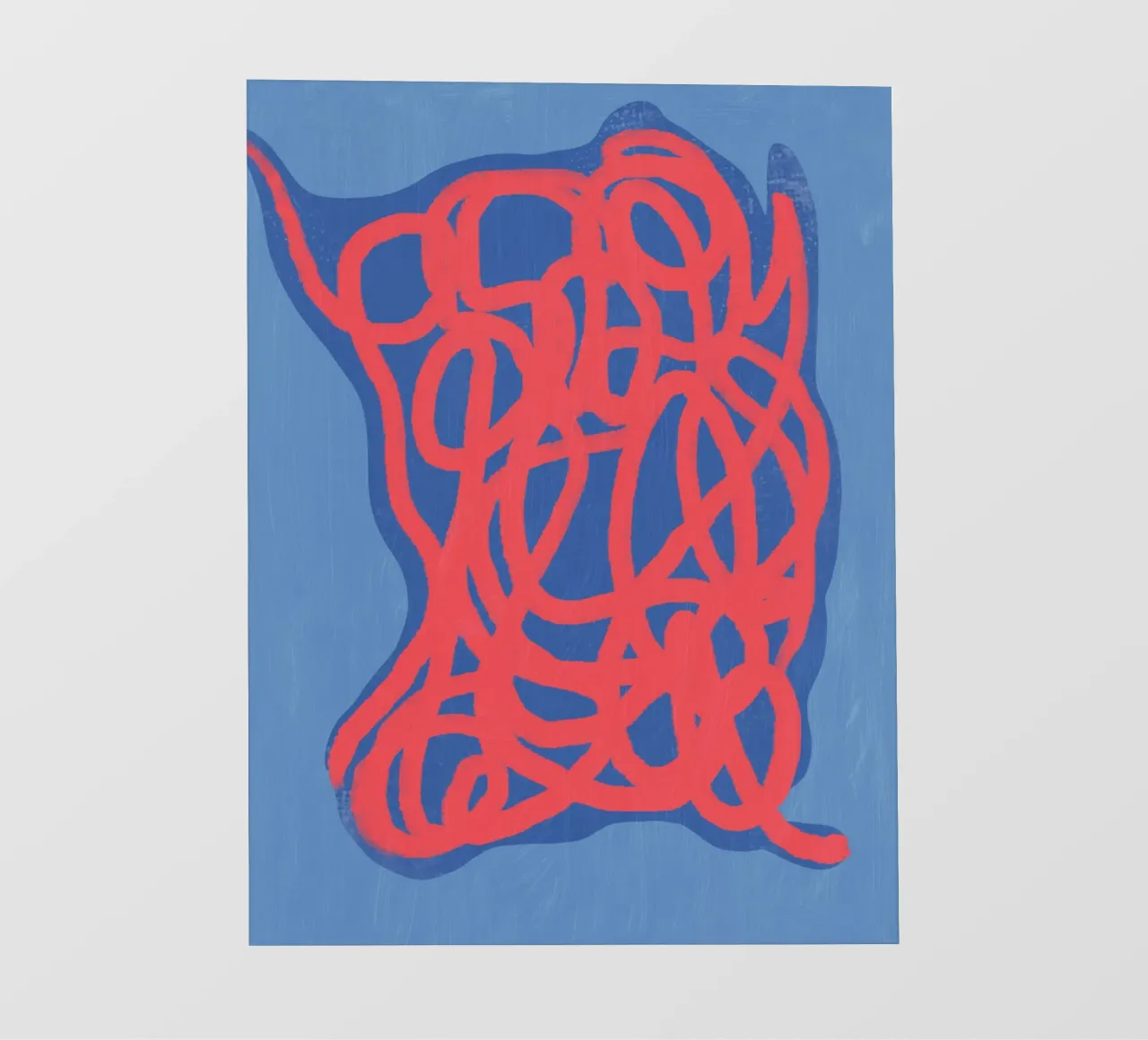 Neon line art astratto pellicola backlit da Little Dean