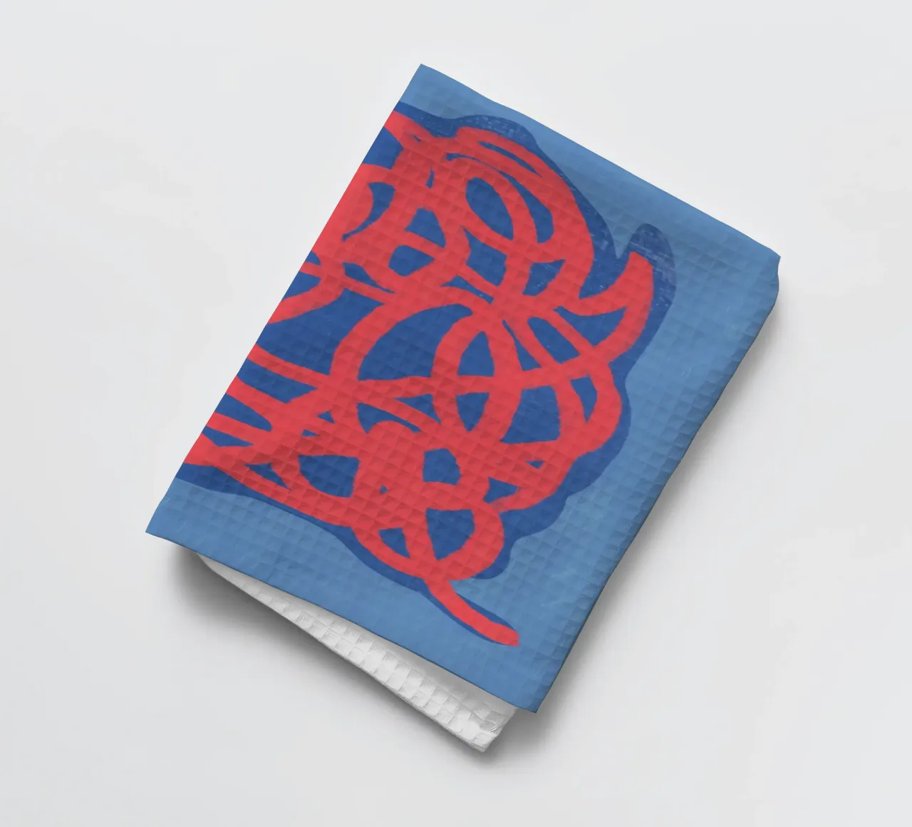 Neon line art abstract torchon de Little Dean