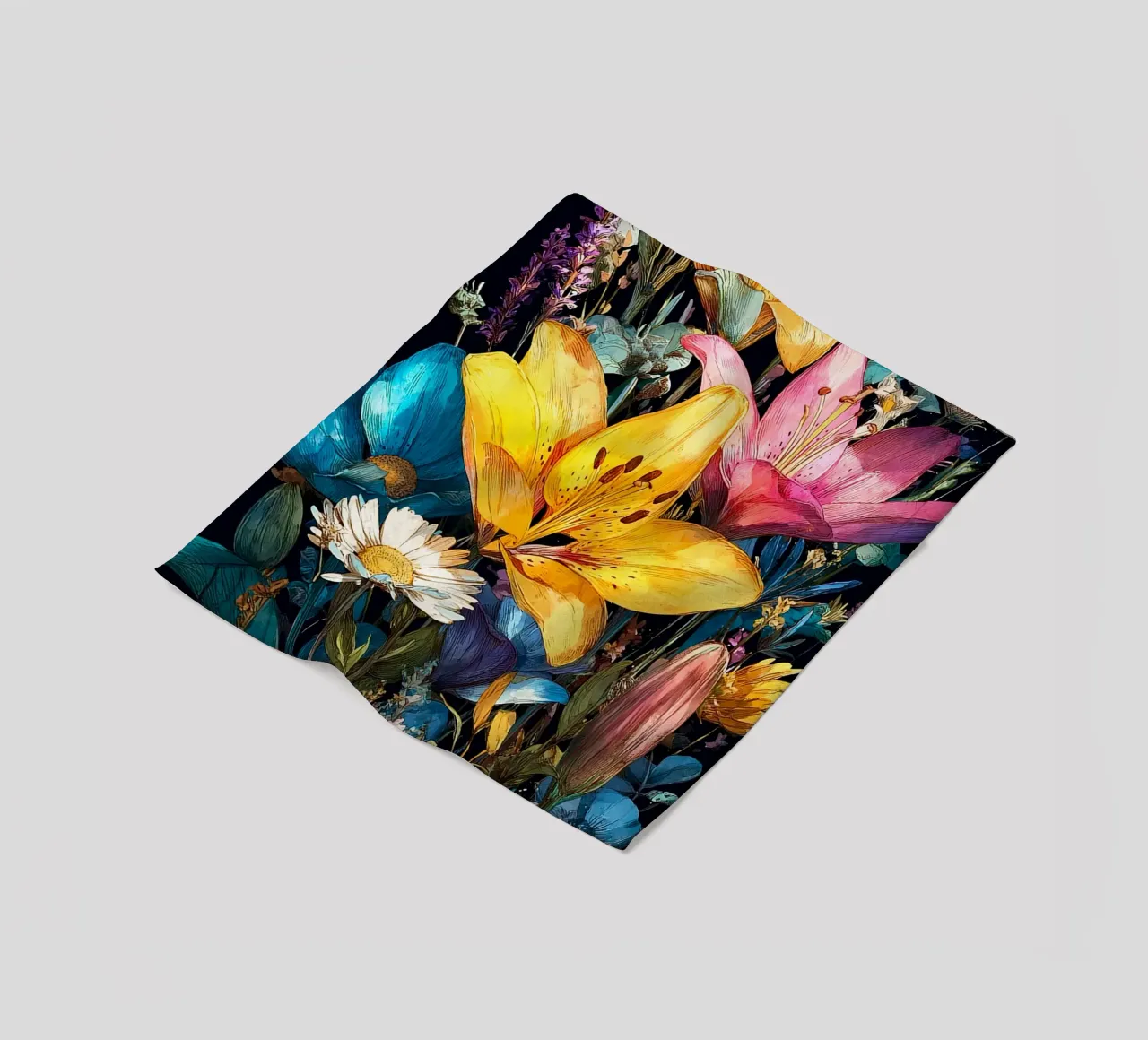 Garden full of flowers K coperta in pile da Mateo