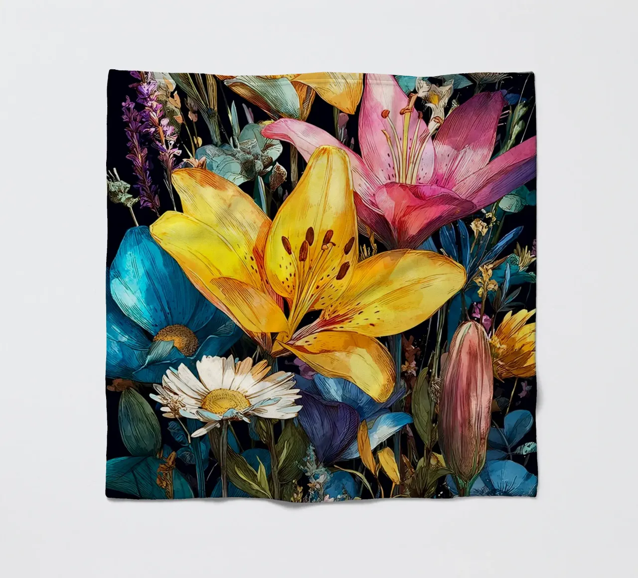 Garden full of flowers K coperta in pile da Mateo