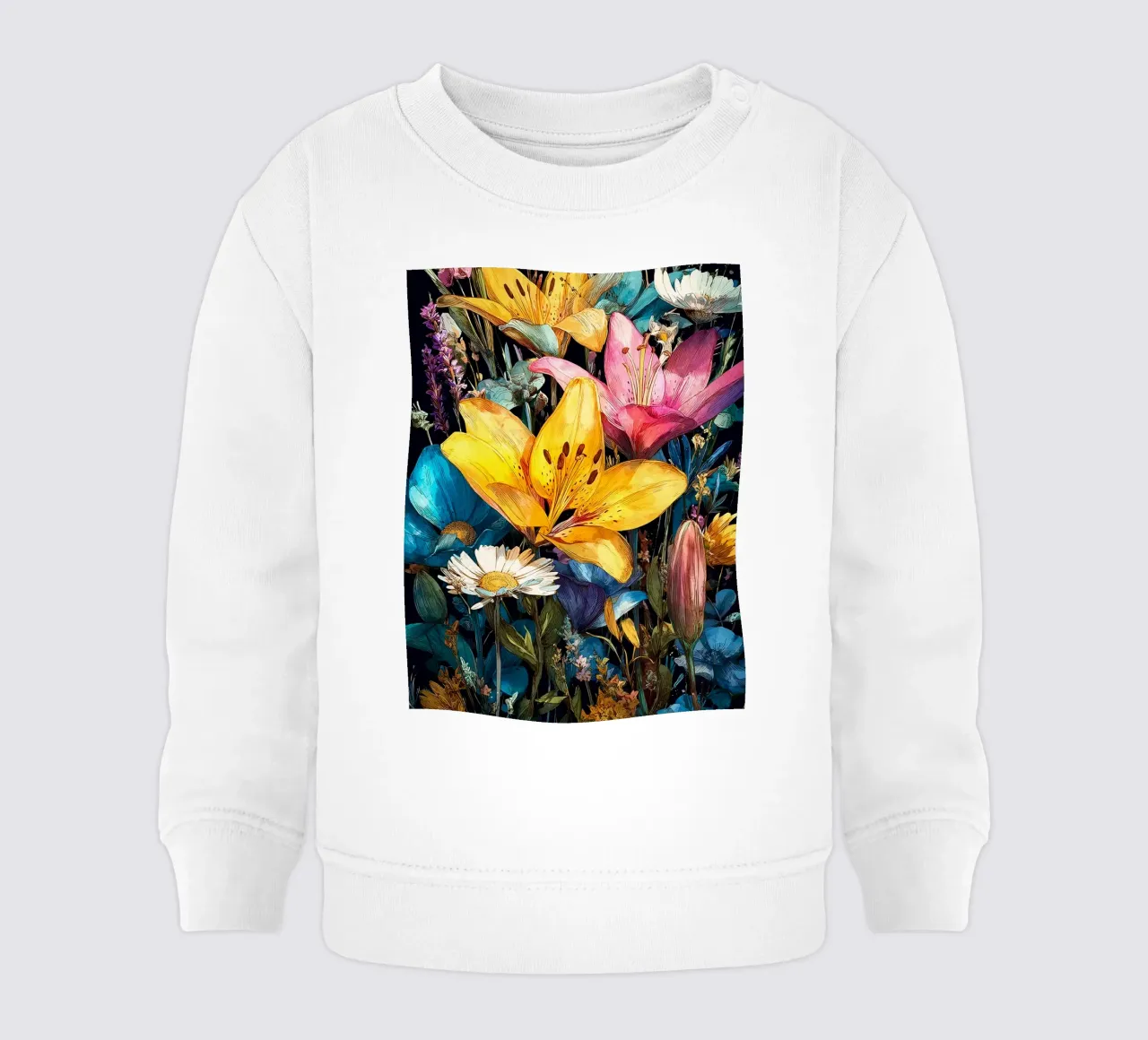 Garden full of flowers K felpa neonato da Mateo