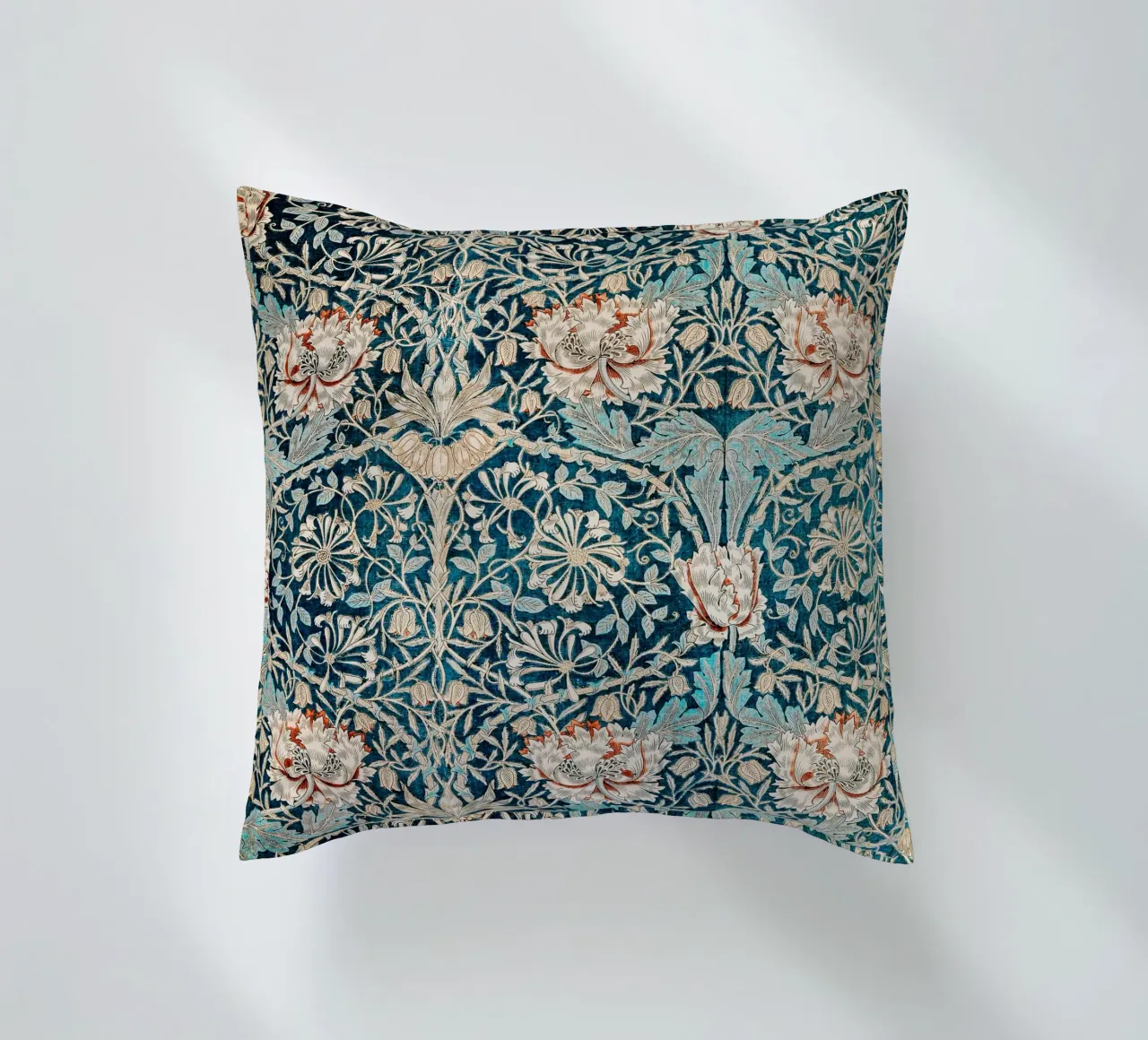 William Morris - Honey Suckle cuscino da Second Canvas