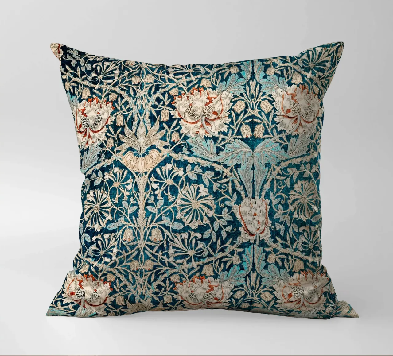 William Morris - Honey Suckle cuscino da Second Canvas