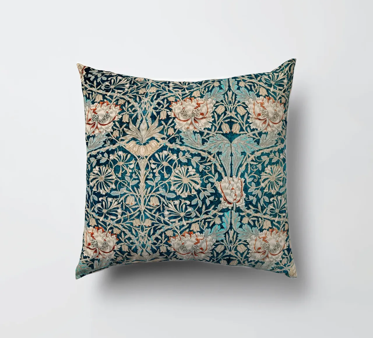 William Morris - Honey Suckle cuscino da Second Canvas