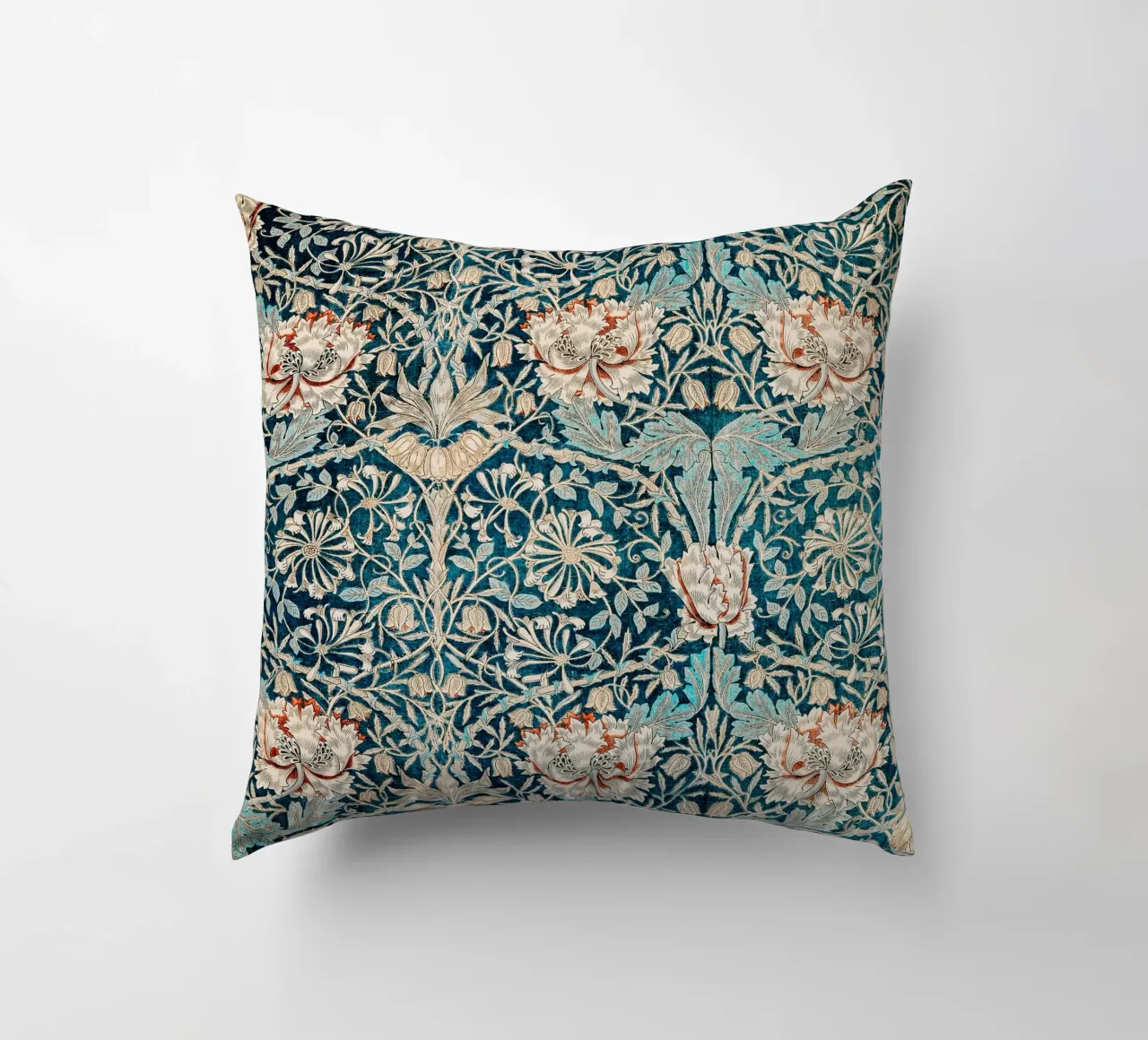 William Morris - Honey Suckle cuscino da Second Canvas