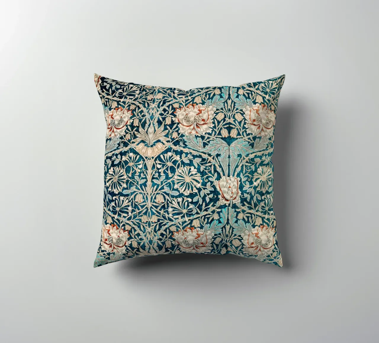 William Morris - Honey Suckle cuscino da Second Canvas