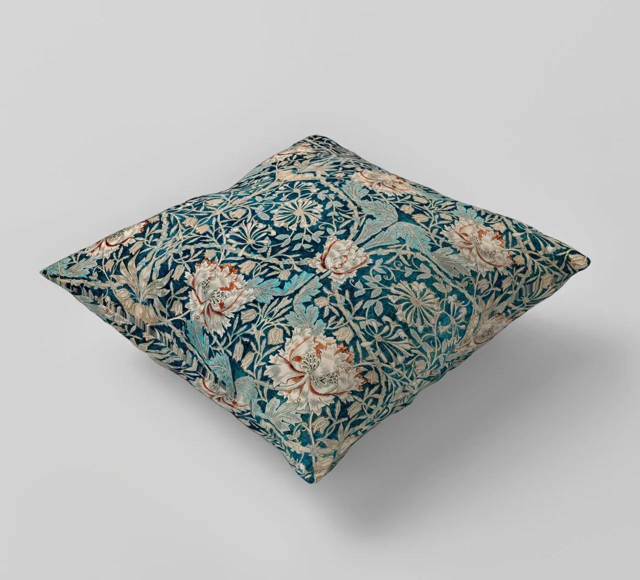 William Morris - Honey Suckle cuscino da Second Canvas
