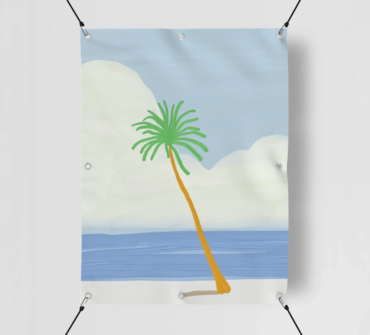 Spiaggia privata telo in pvc da Little Dean