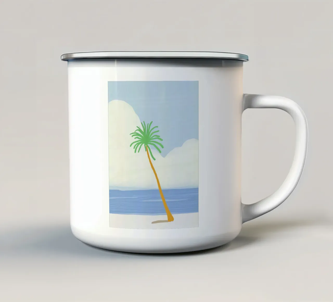 Spiaggia privata tazza in smalto da Little Dean