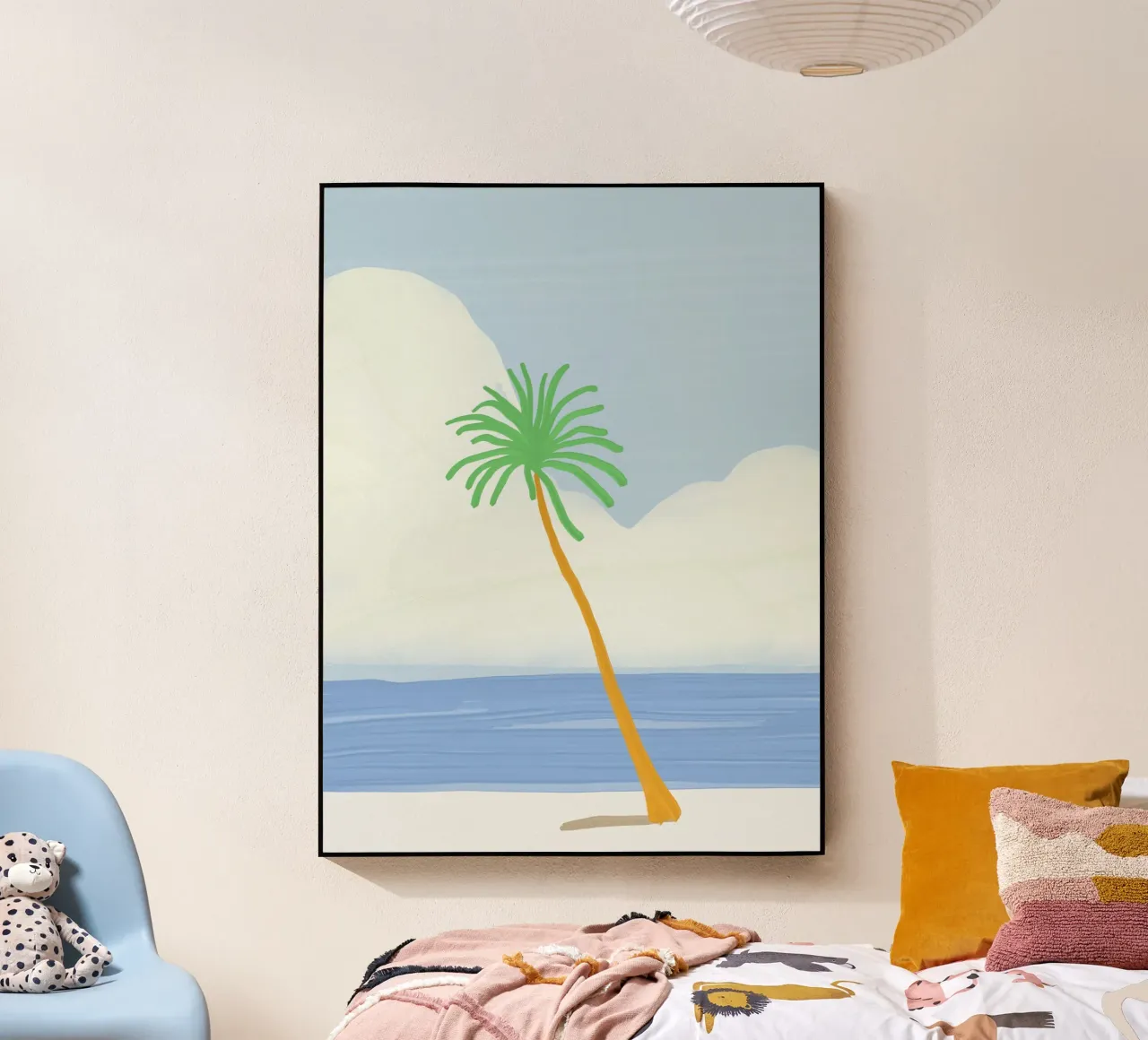 Privéstrand acryl van Little Dean