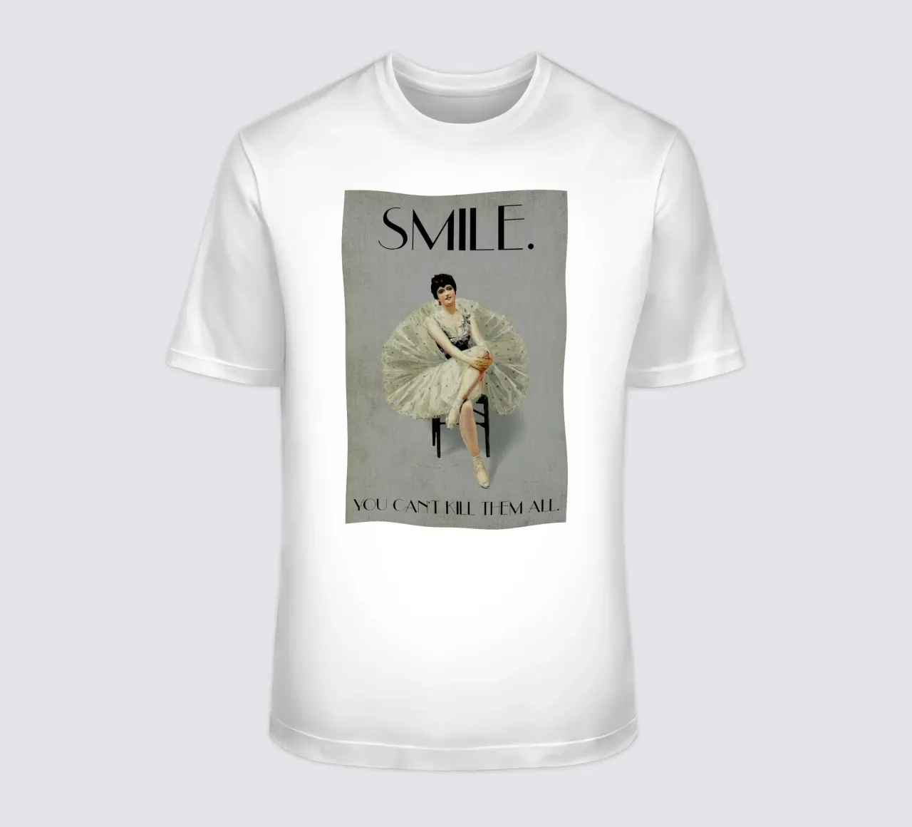 Keep Smiling t-shirt da Kubistika