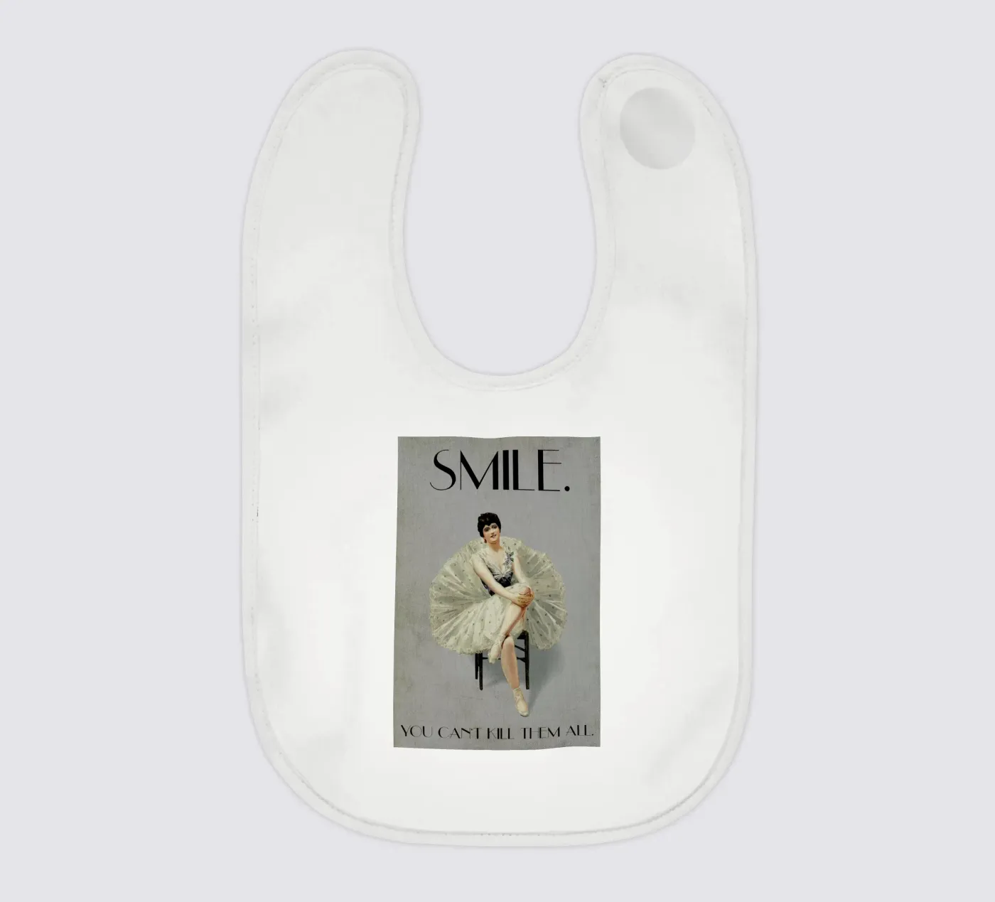 Keep Smiling Babylätzchen von Kubistika