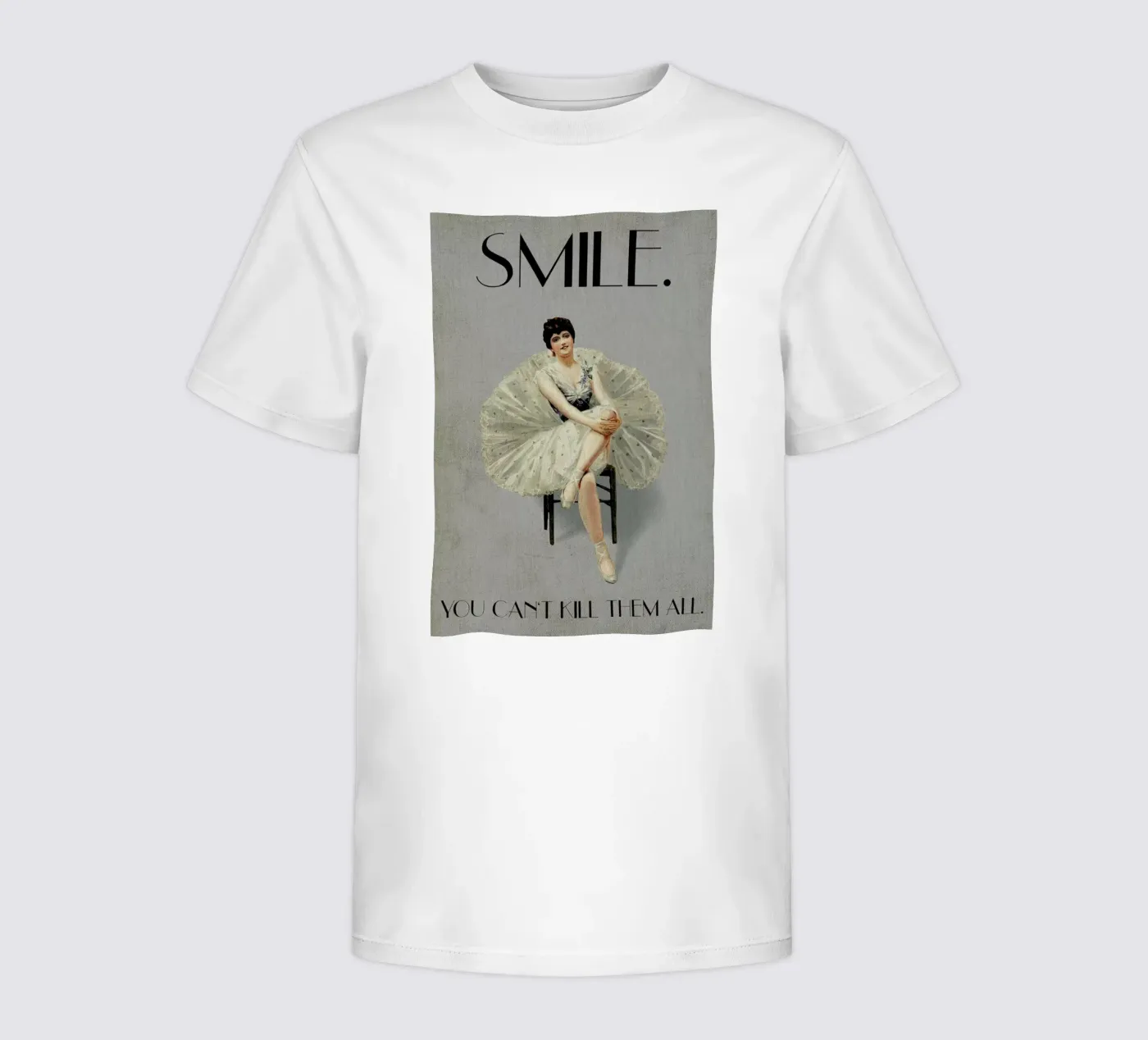 Keep Smiling kinder t-shirt van Kubistika