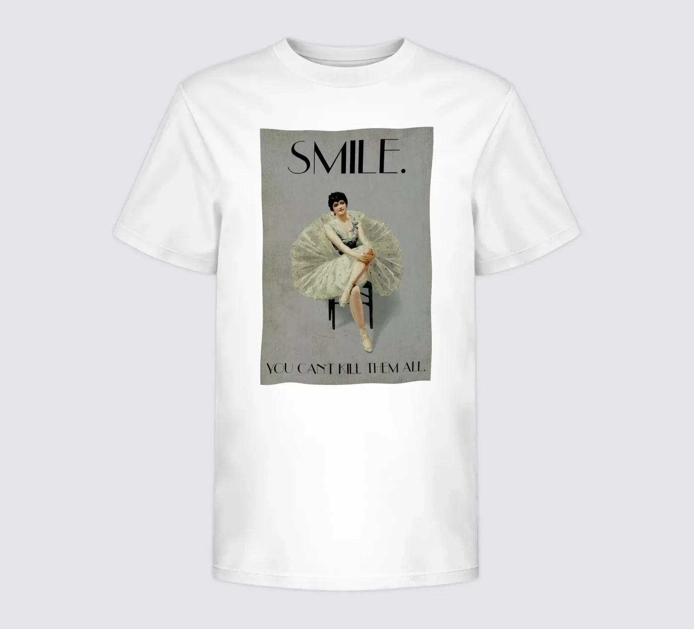 Keep Smiling t-shirt bambini da Kubistika