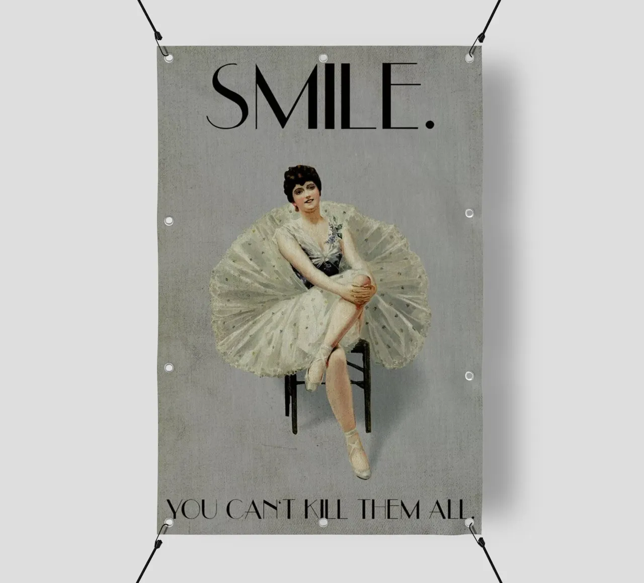 Keep Smiling telo in pvc da Kubistika