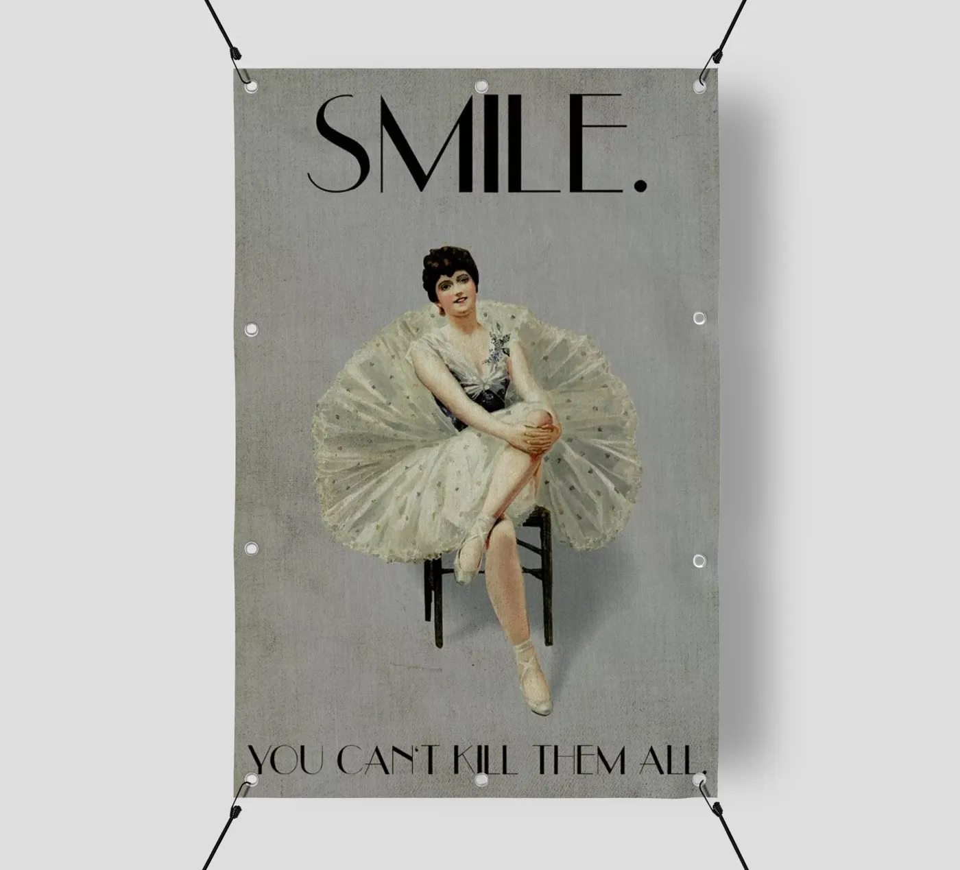 Keep Smiling telo in pvc da Kubistika